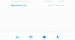 Desktop Screenshot of namecapital.com